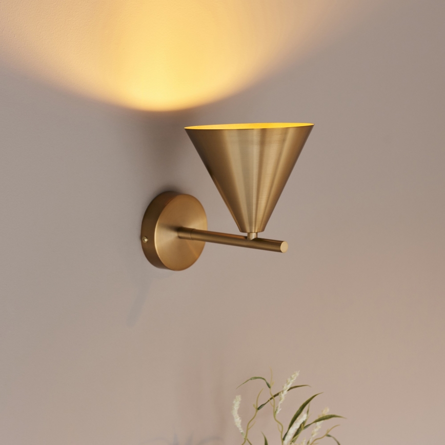 Endon 102893 - Foco de pared CAPE 1xE14/7W/230V latón