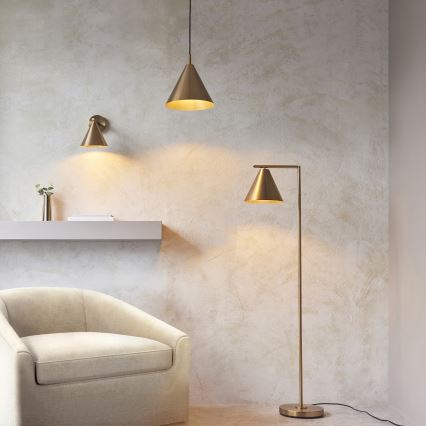 Endon 102893 - Foco de pared CAPE 1xE14/7W/230V latón