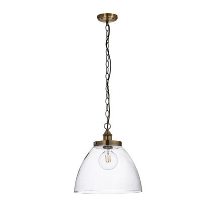 Endon 102926 - Lámpara colgante con cadena HANSEN 1xE27/10W/230V latón