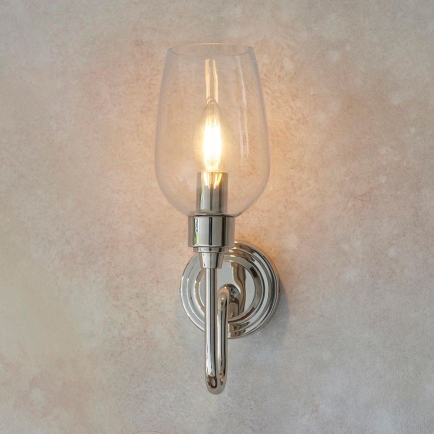 Endon 103316 - Aplique de pared STOURTON 1xE14/6W/230V cromo pulido