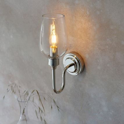 Endon 103316 - Aplique de pared STOURTON 1xE14/6W/230V cromo pulido