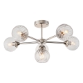 Endon 104050 - Lámpara colgante ALLEGRA 6xE14/7W/230V cromo brillante/transparente