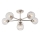 Endon 104050 - Lámpara colgante ALLEGRA 6xE14/7W/230V cromo brillante/transparente