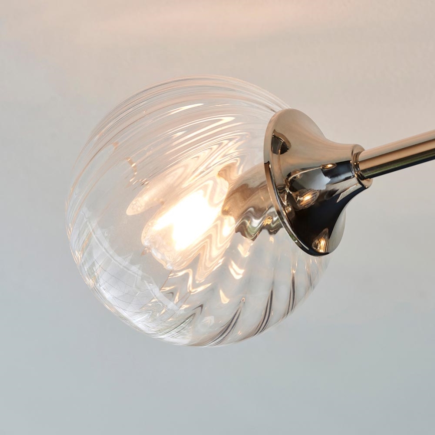 Endon 104050 - Lámpara colgante ALLEGRA 6xE14/7W/230V cromo brillante/transparente