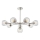 Endon 104051 - Lámpara colgante con varilla ALLEGRA 8xE14/7W/230V cromo brillante