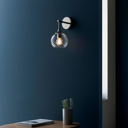 Endon 104052 - Aplique de pared ALLEGRA 1xE14/7W/230V cromo brillante