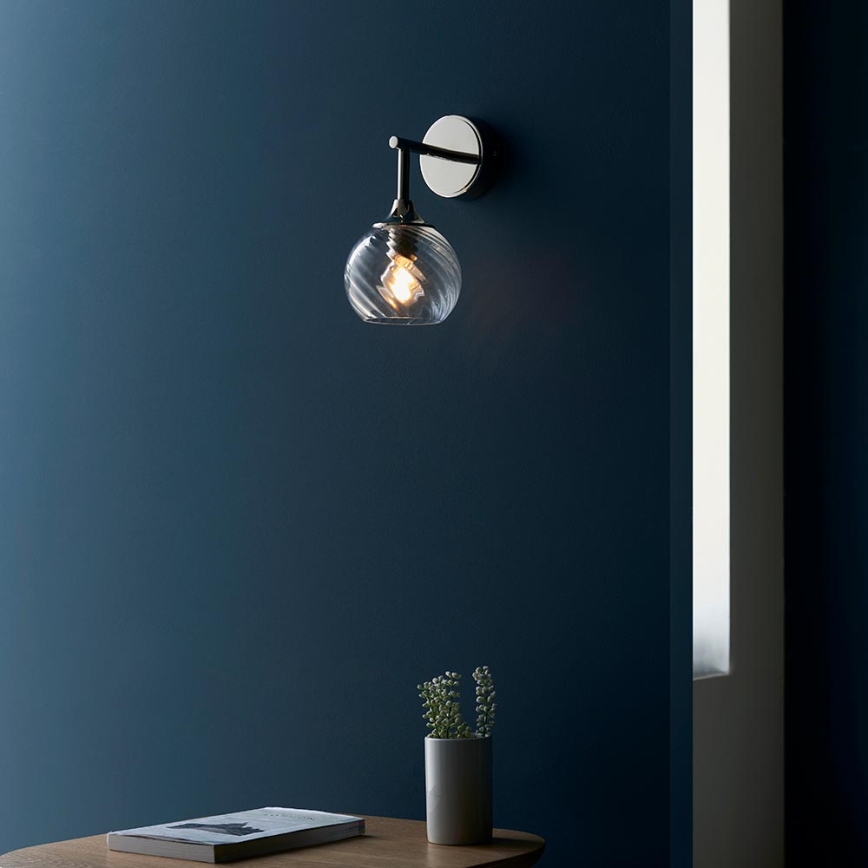 Endon 104052 - Aplique de pared ALLEGRA 1xE14/7W/230V cromo brillante