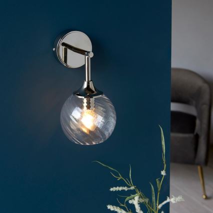 Endon 104052 - Aplique de pared ALLEGRA 1xE14/7W/230V cromo brillante
