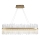 Endon 104082 - Lámpara colgante LED regulable con cable ADRIEL LED/47W/230V 3000K dorada/transparente