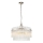 Endon 104112 - Lámpara colgante con cadena MARIETTA 5xE14/7W/230V cromo pulido/cristal transparente
