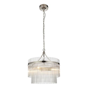Endon 104113 - Lámpara de araña con cadena MARIETTA 3xE14/7W/230V cromo brillante