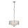 Endon 104466 - Lámpara colgante con cadena CLIFTON 3xE14/6W/230V cromo brillante/transparente diá. 38,5 cm