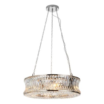 Endon 104528 - Lámpara colgante con cadena 6xE14/6W/230V cromo brillante