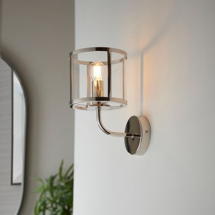 Endon 106003 - Aplique de pared HOPTON 1xE14/7W/230V cromado brillante