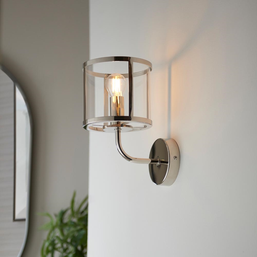 Endon 106003 - Aplique de pared HOPTON 1xE14/7W/230V cromado brillante