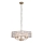Endon 106244 - Lámpara colgante con cadena CLIFTON 5xE14/6W/230V latón/vidrio transparente