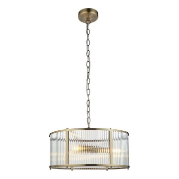 Endon 106282 - Lámpara colgante con cadena RIDGETON 3xE14/6W/230V latón
