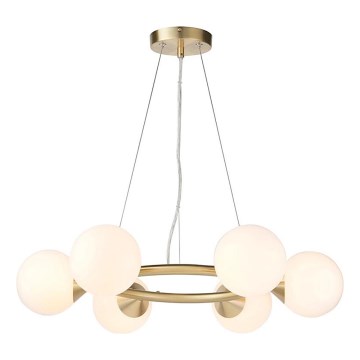 Endon 106390 - Lámpara colgante OTIS 6xG9/3W/230V, acabado dorado