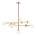 Endon 106754 - Lámpara colgante con varilla OTIS 10xG9/5W/230V acabado dorado