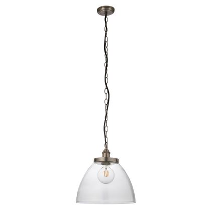 Endon 106896 - Lámpara colgante con cadena HANSEN 1xE27/10W/230V cromo mate