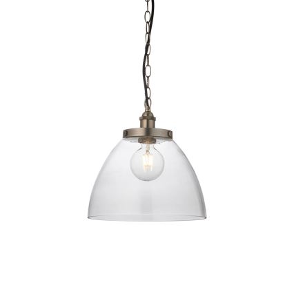 Endon 106896 - Lámpara colgante con cadena HANSEN 1xE27/10W/230V cromo mate
