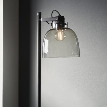 Endon 107013 - Lámpara de pie URBAN 1xE27/10W/230V negro/ahumado