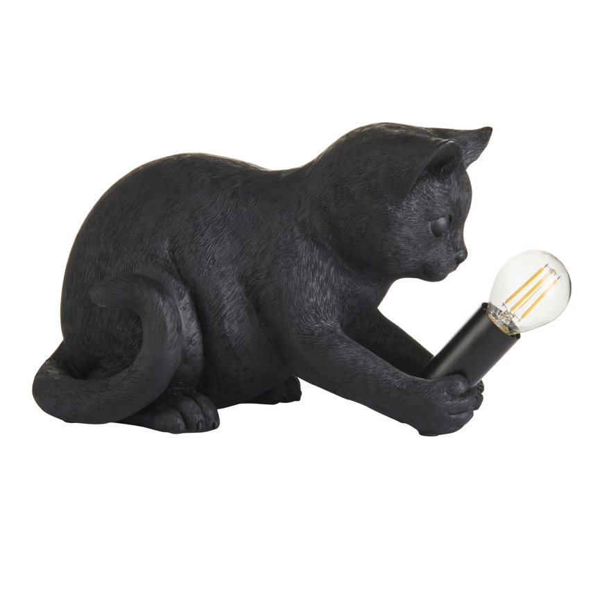 Endon 107390 - Lámpara de mesa KITTEN 1xE14/7W/230V negro