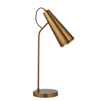 Endon 107527 - Lámpara de mesa KARNA 1xE27/10W/230V latón