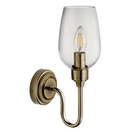 Endon 107792 - Aplique STOURTON 1xE14/6W/230V latón
