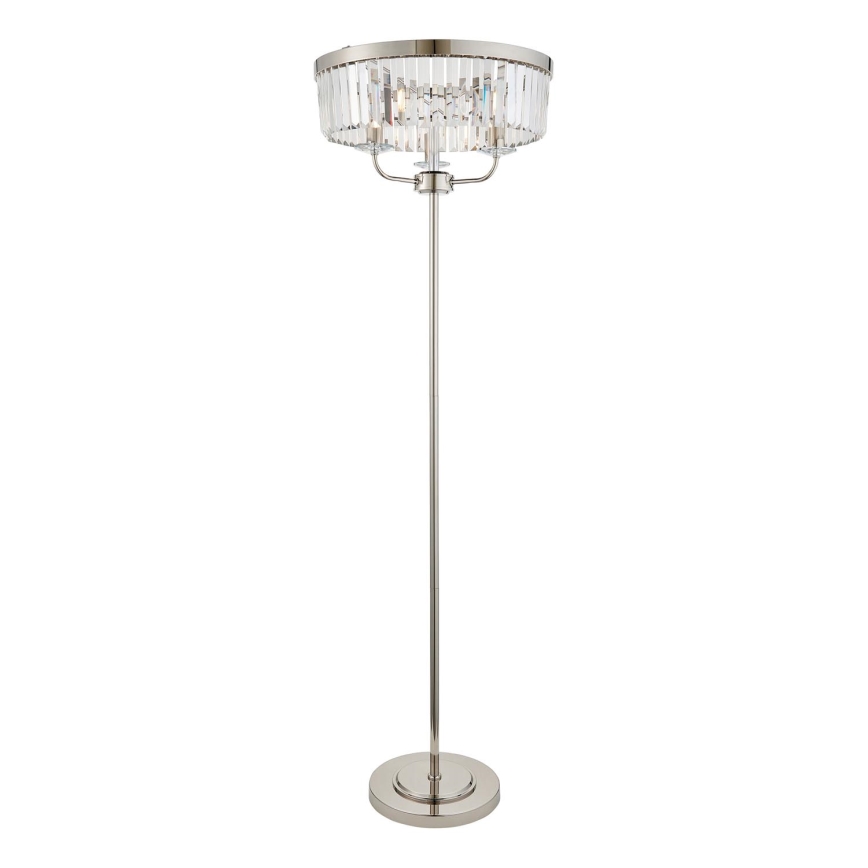 Endon 108103 - Lámpara de pie CHESTERFIELD 3xE14/6W/230V cromo brillante