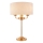 Endon 110721 - Lámpara de mesa HIGHCLERE 3xE14/18W/230V beige/latón