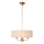 Endon 110723 - Lámpara colgante con cadena HIGHCLERE 3xE14/40W/230V beige/latón diá. 45 cm