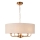 Endon 110727 - Lámpara colgante con cadena HIGHCLERE 8xE14/6W/230V beige/latón Ø 70 cm