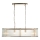 Endon 110945 - Lámpara colgante con cadena RIDGETON 4xE14/6W/230V latón/transparente