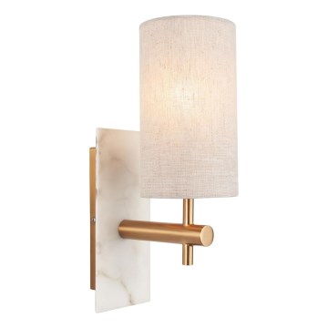 Endon 114201 - Lámpara de pared 1xE14/7W/230V beige/dorado