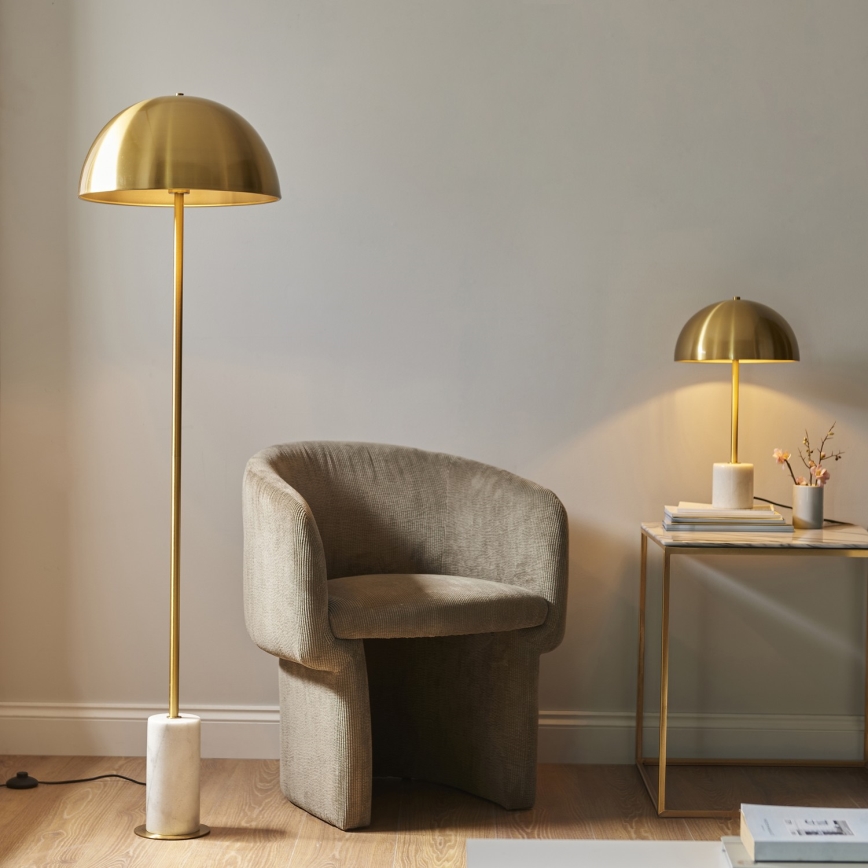 Endon 114208 - Lámpara de pie BERTOIA 1xE27/10W/230V latón