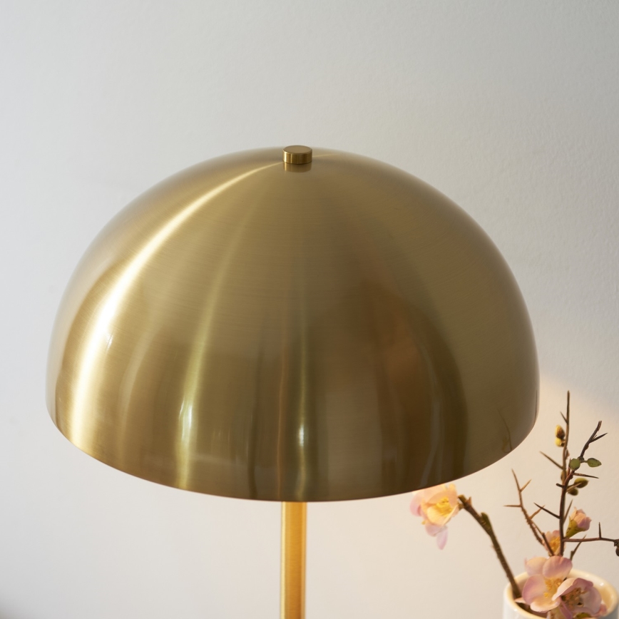 Endon 114210 - Lámpara de mesa BERTOIA 1xE14/7W/230V latón