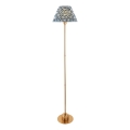 Endon 114778 - LED Lámpara de pie regulable y recargable BURLEY LED/1,5W/5V 3600 mAh latón/azul