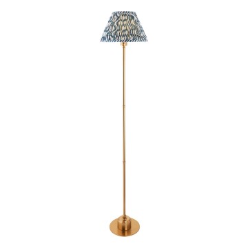 Endon 114778 - LED Lámpara de pie regulable y recargable BURLEY LED/1,5W/5V 3600 mAh latón/azul