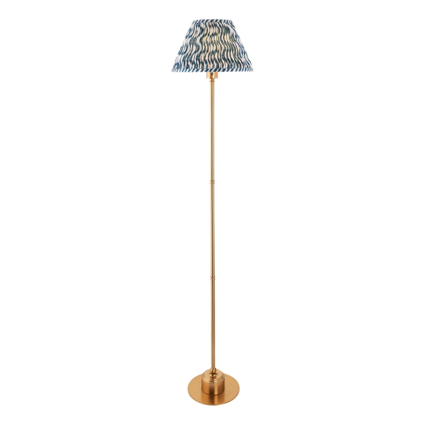 Endon 114778 - LED Lámpara de pie regulable y recargable BURLEY LED/1,5W/5V 3600 mAh latón/azul