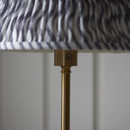 Endon 114785 - Lámpara de pie LED recargable regulable BURLEY LED/1,5W/5V 3600 mAh latón/gris