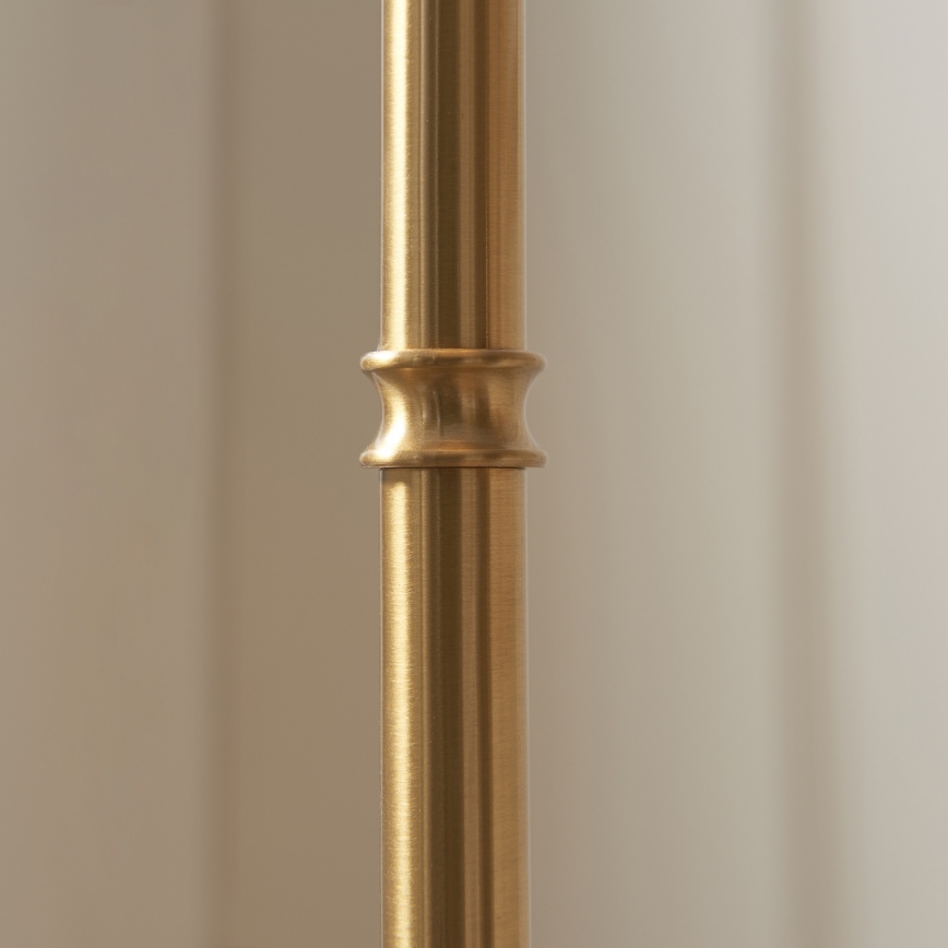 Endon 114786 - Lámpara de pie recargable y regulable BURLEY LED/1,5W/5V 3600 mAh latón/rosa