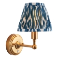 Endon 114827 - Lámpara de pared LED recargable y regulable BURLEY LED/1,5W/5V 3600 mAh latón/azul