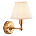 Endon 114830 - Lámpara de pared LED recargable regulable BURLEY LED/1,5W/5V 3600 mAh latón/crema