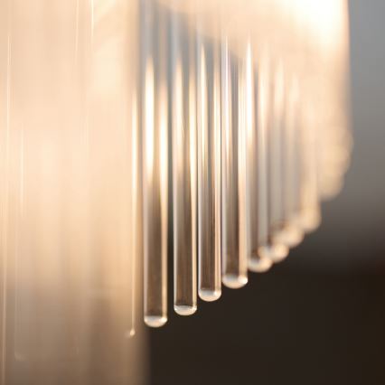 Endon 119492 - Lámpara de techo de superficie MARIETTA 1xE27/10W/230V latón/cristal transparente