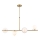 Endon 120038 - Lámpara colgante con varilla CERCHIO 4xG9/5W/230V latón