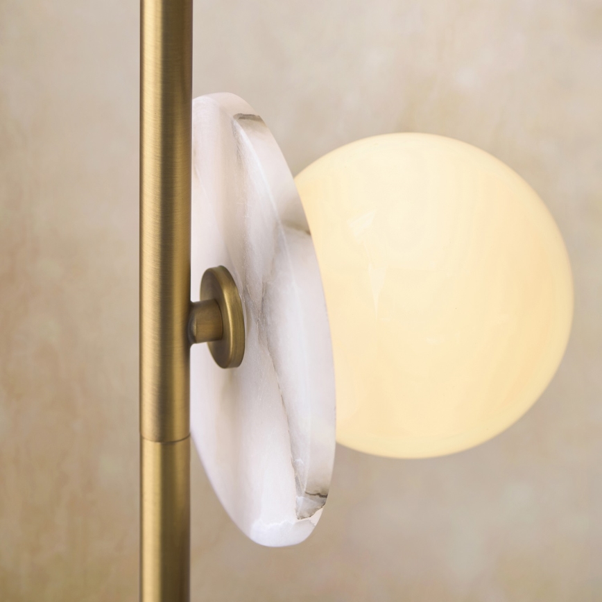 Endon 120042 - Lámpara de pie CERCHIO 3x G9/5W/230V, latón