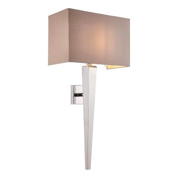 Endon 56706 - Aplique de pared MORETO 1xE14/7W/230V cromo brillante/gris