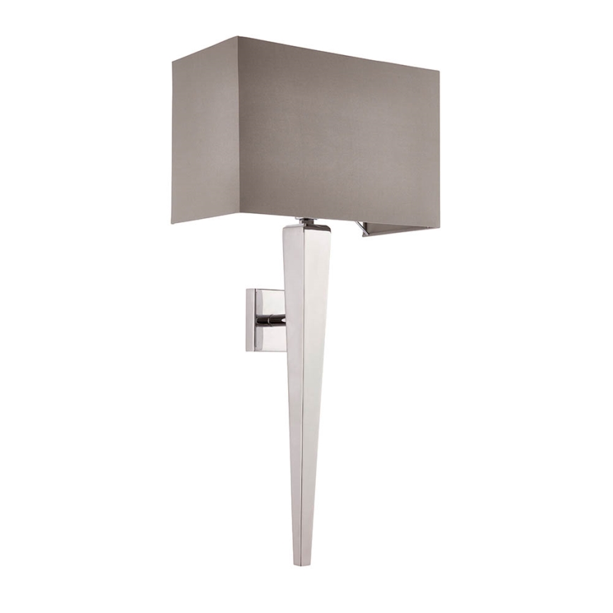 Endon 56706 - Aplique de pared MORETO 1xE14/7W/230V cromo brillante/gris