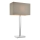 Endon 56707 - Lámpara de mesa MORETO 1xE27/60W/230V cromo brillante/gris